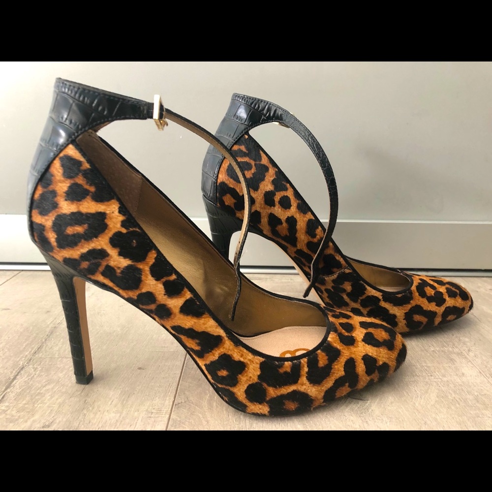 Sam Edelman cheetah print heels Size 8.5